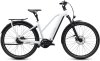 Cube Kathmandu Hybrid Deluxe Pro 800 metallicwhite'n'chrome Größe: Trapeze 50 cm