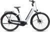 Cube Supreme RT Hybrid Comfort EX 600 metallicwhite'n'reflex Größe: Easy Entry 58 cm