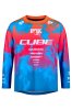 CUBE MTB Trikot ROOKIE X Actionteam langarm Größe: M (122/128)